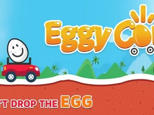Eggy Car balancing an egg over bumpy hills